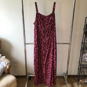 Old Navy Burgundy Midi Dress